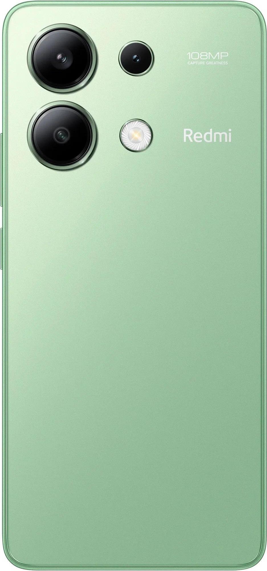 Смартфон Xiaomi Redmi Note 13 8/256Гб Mint Green (23124RA7EO)