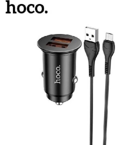 АЗУ Hoco NZ1 2USB 3.0A QC3.0 36W для micro USB (Black)