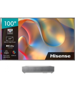 100" Телевизор Hisense 100L5H серебристый 3840x2160, 4K Ultra HD, 60 Гц, Wi-Fi, Smart TV, VIDAA