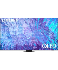 98" Телевизор QLED Samsung QE98Q80CAUXRU Series 8 серебристый 4K Ultra HD 100Hz DVB-T2 DVB-C DVB-S2 USB WiFi Smart TV