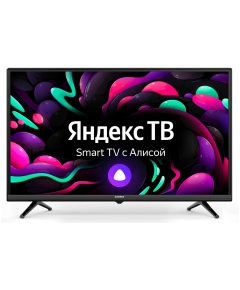 32" Телевизор Digma DM-LED32SBB35 черный 1366x768, Full HD, 60 Гц, Wi-Fi, SMART TV, Яндекс.ТВ