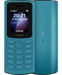 Мобильный телефон NOKIA 105 Dual SIM (cyan) TA-1557