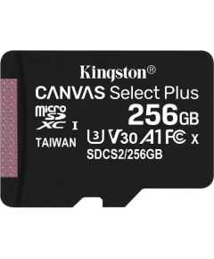 Карта памяти Kingston microSDXC 256GB SDCS2/256GBSP Canvas Select Plus wo adapter