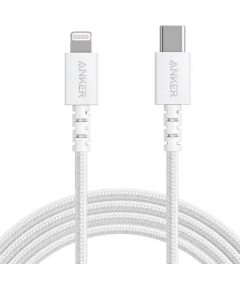 Кабель ANKER Anker PowerLine Select+ USB-C -> MFI 0,9м A8617 White/белый