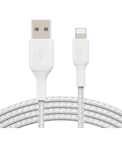 Кабель Lightning Belkin BoostChange 1м белый (CAA002BT1MW)