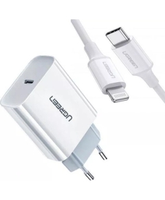 СЗУ UGREEN CD137(50698) 20W+USB-C PD Fact Charge белый