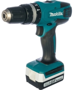 Дрель аккумуляторная ударная Makita HP347DWE 14,4 В/БЗП 13мм/2скор/30нм/1.5кг/2 аккумулятора Li-ion-1.5Ач/кейс