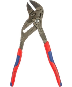 Клещи переставные KNIPEX KN-8602250 52 м, 250 мм, серые, 2К ручки