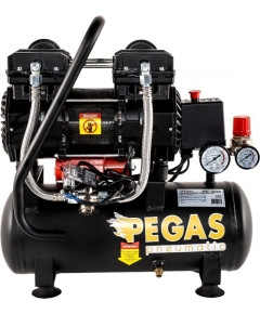 Компрессор Pegas pneumatic PG-602 малошумный проф. безмасляный 6619