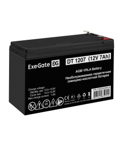 Аккумуляторная батарея ExeGate DT 1207 (12V 7Ah, клеммы F1) 252436