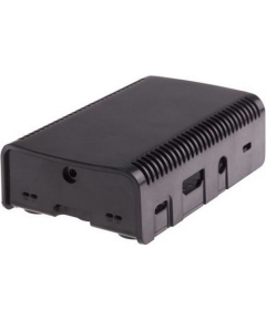 Корпус Raspberry Pi 3 Model B (103-4300) , 2-piece black case ASM-1900040-21 for Raspberry Pi 3 B/B+ , совместим с креплением VESA Mount