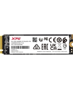 SSD A-Data XPG Gammix S70 Blade AGAMMIXS70B-4T-CS PCIe 4.0 x4 4TB M.2 2280