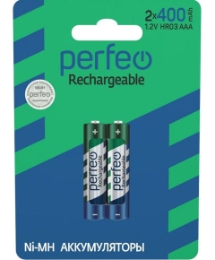 Аккумулятор Perfeo AAA400mAh/2BL