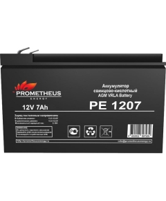 АКБ для ИБП Prometheus Energy PE1207L, 12V, 7.2Ah