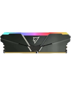 RAM 8GB DDR4-3200 PC4-25600 Netac Shadow NTSRD4P32SP-08E Grey, CL16, RGB, с радиатором