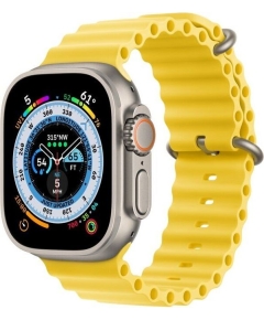 Smart-часы Apple Watch 8 Ultra MNH93LL/A GPS+Cellular, 49mm Titanium Case with Yellow ocean Band