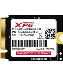 SSD ADATA XPG Gammix S55 (SGAMMIXS55-2T-C) M.2 2230 2TB PCIe Gen4x4 with NVMe 5000/3700, 3D ТLC Nand