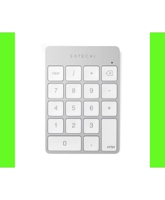 Клавиатура Satechi Aluminum Slim Rechargeable Bluetooth Keypad ST-SALKPS Silver