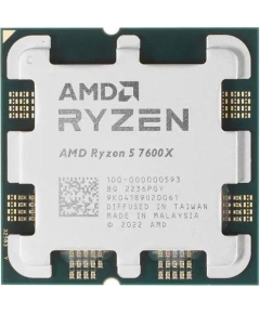 Процессор AMD Ryzen 5 7600X (100-000000593) (Soc-AM5/4.7/5.3GHz/6C/12T/32Mb/105W/Tray)