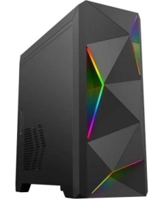 Корпус Zircon Ares без БП (Midi Tower, Micro-ATX, Black, 1*USB3.0+2*USB2.0)