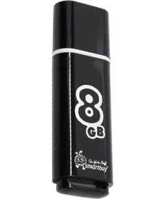 Флэш накопитель USB 8 Гб Smart Buy Glossy (black)