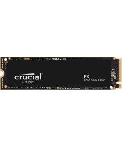 SSD Crucial P3 CT1000P3SSD8, 1000GB, M.2(22x80mm), NVMe, PCIe 3.0 x4, QLC, R/W 3500/3000MB/s