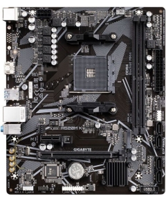 MB sAM4 Gigabyte A520M K V2, Socket AM4, AMD A520, 2xDDR4-3200, D-SUB+HDMI, 1xPCI-Ex16, 1xPCI-Ex1, 4xSATA3(RAID 0/1/10), 1xM.2, 8 Ch Audio, GLan, (2+4)xUSB2.0, (4+2)xU