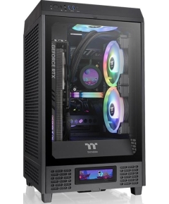 Корпус Thermaltake The Tower 200 (CA-1X9-00S1WN-00) черный без БП miniITX 11x120mm 5x140mm 2xUSB3.0 1xUSB3.1 audio bott PSU