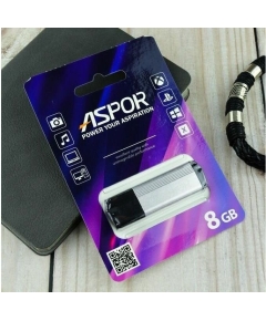 Flash Drive 128G USB 2.0 Aspor PK_TG121SL (серебро) нс