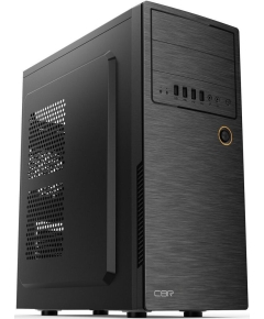 Корпус CBR E180 PCC-ATX-E180-USB22-450W ATX Miditower, c БП ATX450-12EC (450W/120mm), 2*USB 2.0, HD Audio+Mic, Black