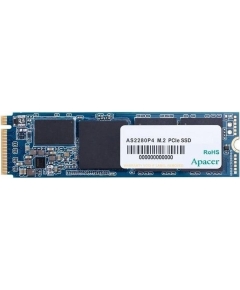 SSD Apacer 512GB AS2280 AP512GAS2280P4X-1 M.2 2280 PCIe Gen3x4 with NVMe, 2100/1500, IOPS 300/420K, MTBF 1.5M, 3D NAND, DRAM less, 350TBW, 0,62DWPD, RTL