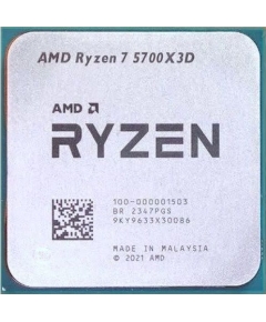 Процессор AMD Ryzen 7 5700X3D Oem (100-000001503) Base 3,00GHz, Turbo 4,10GHz, Without Graphics, L3 96Mb, TDP 105W, AM4