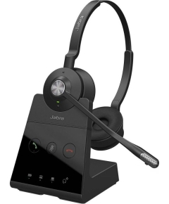 Гарнитура Jabra Engage 65 Stereo, для контактных центров, накладные, радио, черный