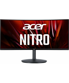 Монитор ACER Nitro XZ342CUS3bmiipphx (UM.CX2EE.301) ZeroFrame, Curved 1500R Black, 21:9, 34'' VA, 3440x1440,1/3ms,320,HDR 400cd,180Hz,2xHDMI(2.0)+2xDP