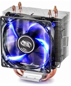 Охладитель Deepcool GAMMAXX 300 FURY, Muti-Sockets, 3 теплотрубки, TPD 130W, Al+Cu, 4-pin, PWM, fan 92, 900-1800 rpm, 18-21dBa, 40 CFM, 435gr