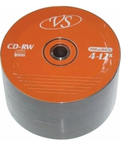 Диск CD-RW VS (VSCDRWB5003) 700 Mb, 12x, Bulk (50), (50/600)