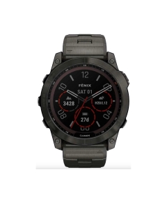 Smart-часы Garmin Fenix 7X Sapphire Solar (010-02541-10) Carbon Gray DLC Ti w/Black Band NA