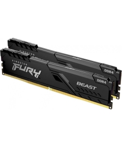 RAM 16GB (Kit of 2) DDR4-3200 PC4-25600 Kingston Fury Beast Black KF432C16BBK2/16 CL16 DIMM