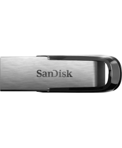 Флеш Диск Sandisk 128Gb Ultra Flair SDCZ73-128G USB3.0 серебристый