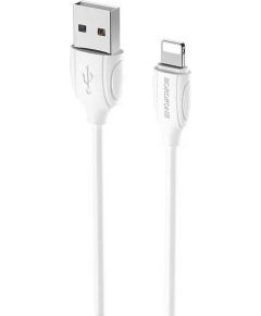 Кабель Borofone BX19 USB 2.4A для Apple 8-pin TPE 1м (White)