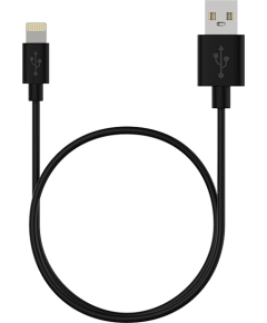 Кабель Maxvi MC-03 black USB-Lightning