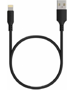 Кабель Maxvi MC-A03 black USB-A Lightning, 2A