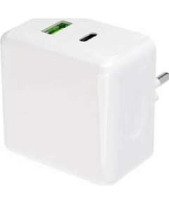 СЗУ Maxvi CHL-603PD, 30W, QC 3.0, 1 x USB-A, 1 x USB-C, white