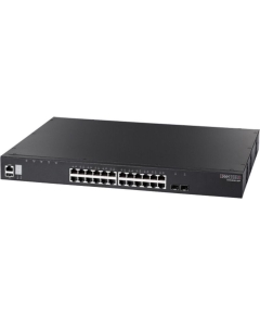 Коммутатор Edge-corE ECS4620-28P 24 x GE + 2 x 10G SFP+ ports + 1 x expansion slot (for dual 10G SFP+ ports)