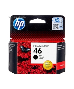 Картридж HP CZ637AE (№46) Ink Print Cartridge, черный