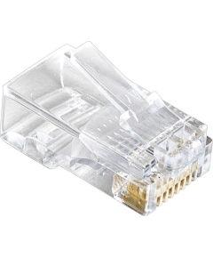 Коннектор Exegate PL45-C5-8P8C-100 (EX158091RUS) RJ-45 8P8C категория 5e, 100 шт.