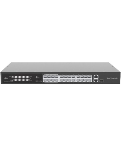 Коммутатор Uniview NSW2020-24T1GT1GC-POE-IN 24x100Mbps POE, 1x11000Mbps, 1x11000Mbps комбо