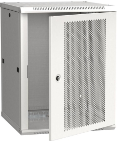 Шкаф коммутационный ITK Linea W (LWR3-18U66-PF) настенный 18U 600x600мм пер.дв.перфор.серый сталь