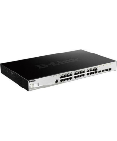 Коммутатор D-Link Proj DGS-1210-28MP/ME/B2A с 24 портами 10/100/1000Base-T и 4 портами 1000Base-X SFP