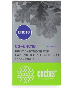 Картридж Cactus CS-ERC18 матричный фиолетовый для Epson ERC 18/ER4615-R